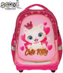 S-Cool Ghiozdan anatomic CUTE KITTY, 38x39x19.5 cm - S-COOL (SC2111)