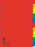 DONAU Index plastic color, numeric 1-10, extra wide, A4+, 120 microni, DONAU (DN-7712095PL-99) - vexio