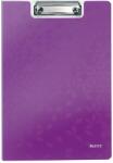 Leitz Clipboard LEITZ WOW, dublu, polyfoam, A4, 100 coli, mov (L-41990062) - vexio