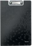 Leitz Clipboard LEITZ WOW, dublu, polyfoam, A4, 100 coli, negru (L-41990095) - vexio