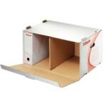 Esselte Container arhivare si transport ESSELTE Standard, deschidere frontala, carton, alb (ES-128910)