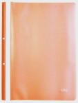 Optima Dosar plastic PP cu sina, cu gauri, grosime 120/180 microni, 10 buc/set, Optima - orange (OP-1043-040)