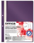 Office Products Dosar plastic PP cu sina, cu gauri, grosime 100/170microni, 50 buc/set, Office Products - violet (OF-21104211-09) - vexio