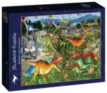 Bluebird Puzzle 1500 db-os puzzle - Explorers and Dinosaurs (90322) (90322)