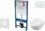 kielle Genesis - Set pentru montare încastrată, toaletă Subway și capac softclose, CeramicPlus, clapetă Gemini II, alb lucios/crom SANI11AK3105 (SANI11AK3105)