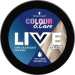 Schwarzkopf Mască de păr semipermanentă cu acțiune în 5 minute - Schwarzkopf Live Colour & Care 5 Minute Hair Mask Icy Pearl