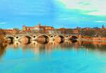 Bluebird Puzzle 90429 - Toulouse, Pont Neuf - 1000 db-os puzzle (90429)