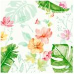  Dunisoft textilhatású szalvéta Tropical Garden 60 db/cs