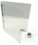 KARTON P+P Gyűrűskönyv A/4 PP 20mm 4 gyűrű átlátszó fehér