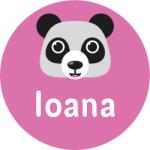 Mama Etichete Etichete pentru haine copii școală și grădiniță, Panda (48 buc. )