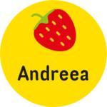 Mama Etichete Etichete pentru haine copii școală și grădiniță, Căpșună (48 buc. )
