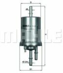 MAHLE filtru combustibil MAHLE KL 156/3 - piesa-auto