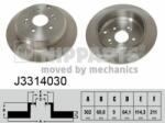 NIPPARTS Disc frana NIPPARTS J3314030 - piesa-auto