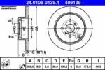 ATE Disc frana ATE 24.0109-0139.1 - piesa-auto