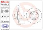 BREMBO Disc frana BREMBO 08. C308.11 - piesa-auto