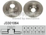 NIPPARTS Disc frana NIPPARTS J3301064 - piesa-auto