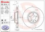 BREMBO Disc frana BREMBO 09. C514.11 - piesa-auto