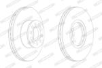 FERODO Disc frana FERODO FCR330A - piesa-auto