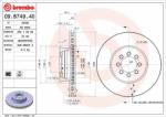 BREMBO Disc frana BREMBO 09. B749.40 - piesa-auto