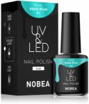 NOBEA UV & LED Nail Polish unghii cu gel folosind UV / lampă cu LED glossy culoare Aqua blue #4 6 ml