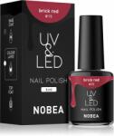 NOBEA UV & LED Nail Polish unghii cu gel folosind UV / lampă cu LED glossy culoare Brick red #15 6 ml