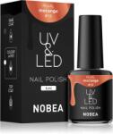 NOBEA UV & LED Nail Polish unghii cu gel folosind UV / lampă cu LED glossy culoare Morange #10 6 ml
