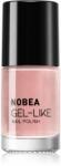 NOBEA Metal Gel-like Nail Polish lac de unghii cu efect de gel culoare Shimmer pink N#77 6 ml