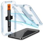 Spigen Samsung Galaxy S23 (SM-S911) ez fit kijelzővédő üveg 2db (2.5d lekerekített szél, 0.2mm, 9h) átlátszó (AGL05958)