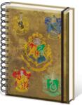 Pyramid International Harry Potter (HOGWARTS CREST & FOUR HOUSES) A5 füzet (SR72083)