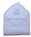  Stella fürdőlepedő hímzett 80x80 kék kacsa - babycenter-online