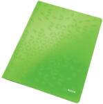 Leitz Dosar cu sina Leitz WOW, carton laminat, FSC, A4, 250 coli, verde (L-30010054) - pcone