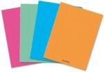 Aurora Caiet A4, 36 file - 80g/mp, liniat stanga, coperta PP transparent color, AURORA - dictando (36PPT)