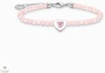 Thomas Sabo Charming Collection szív rózsakvarc gyöngyökkel karkötő 19 cm - A2092-035-9-L19