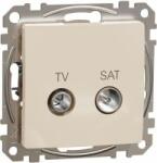 Schneider Electric SEDNA Design Priza TV-SAT intermediara 10dB Bej (SDD112478S)