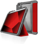 STM Dux Plus iPad mini 6 8, 3" (2021) kinyitható ütésálló kemény tok + ceruzatartó - piros