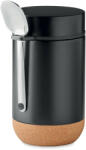 EVERESTUS Termos pentru mancare, Everestus, 42FEB232393, 400 ml, Ø8x15 cm, Otel, Negru (EVE01-MO6747-03)