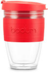 Bodum Cana de voiaj, Bodum, 42FEB231164, 250 ml, 95x133x85 mm, Plastic, Rosu, saculet voiaj inclus (EVE07-34823-105)