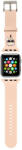 Karl Lagerfeld Apple Watch szíj 38/ 40/ 41mm Karl Lagerfeld Choupette Head rózsaszín (OS-0304)