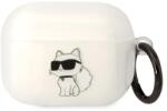 Karl Lagerfeld Husa Karl Lagerfeld 3D Choupette Karl pentru Airpods Pro Transparent