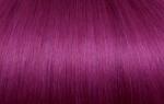 Seiseta Keratinozott póthaj hőillesztéshez - Crazy Colors 40/45 cm - red-violet