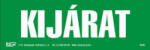 Kö-Jó Tábla utánvilágítós öntapadós Kijárat 200x100 UV200 (MJ009)