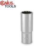 Genius Tools Dugókulcs - crowafej 3/8" 12 lap hosszú 11 mm Genius (336311)