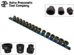 Astro Légkulcsfej készlet 1/2" 15 db 10-24 mm metrikus - extra alacsony - Astro (78215)