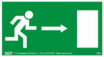 V-Coil Tábla utánvilágítós öntapadós menekülési irány jobbra 200x100 UV200 (MJ003)