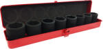 Genius Tools Légkulcsfej készlet 3/4" 8 db 1" - 1-1/2" colos rövid 6 l. - Genius (CM-608S)