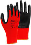 TOP Kesztyű - szerelőkesztyű - Nitril piros 9/L (PT-MECH-NITRIL-RED-9)