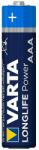 VARTA Elem 1.5V - AAA LR03 mikro ceruza Long Life Power - alkáli Varta(VART-LR3-LONG) (VLLPAAAB8+4)