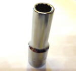 Genius Tools Dugókulcs - crowafej 1/2" 12 szög hosszú 12 mm Genius (437812)