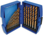 Laser Tools Csigafúró készlet HSS TiN Titán bevonatú 19 db-os 1.0-10.0 mm LASER (LAS-4004)