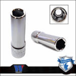 Welzh Werkzeug Lok-Typ Dugókulcs - crowafej 3/8" 12 mm 6 lap hosszú - Welzh (1234-5-WW)
